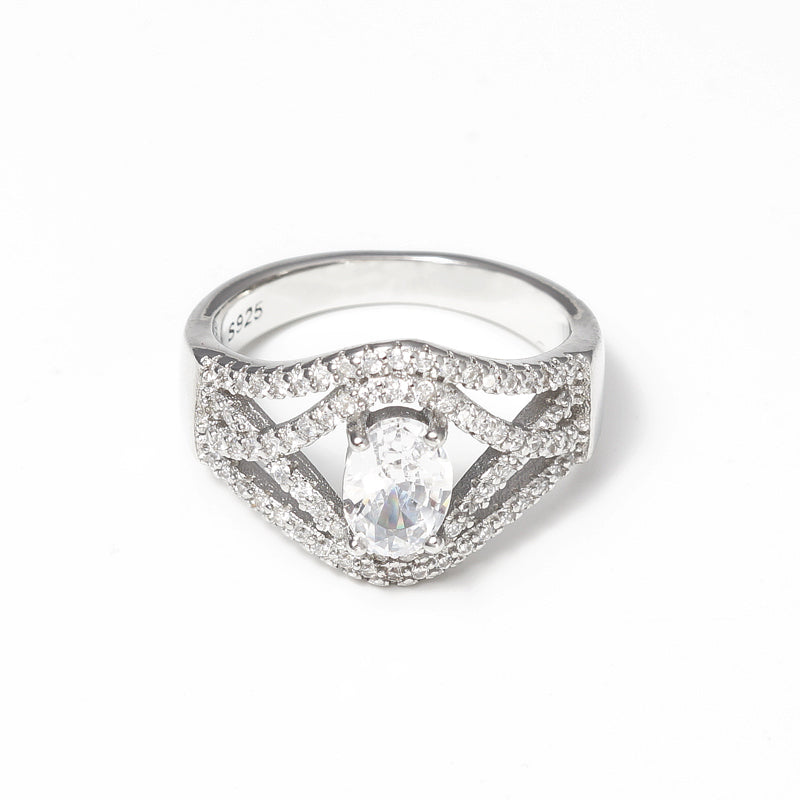 Magnus Solitaire Collection 925 Silver Ring