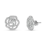 Load image into Gallery viewer, Aspen Flower 925 Sterling Silver Stud Earrings