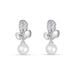 Load image into Gallery viewer, Pearl Studs 925 Silver Earrings
