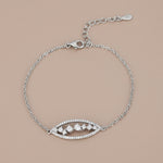 Load image into Gallery viewer, Ivy Red 925 Sterling Silver Bracelet (Length 18 cm Adjustable)