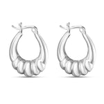Load image into Gallery viewer, Twister Alto 925 Sterling Silver Hoop Earrings