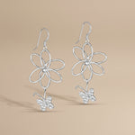 Load image into Gallery viewer, Nirvana Rhodium Plated 925 Sterling Silver Hook Earrings for Women