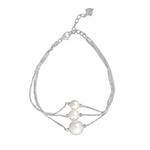 Load image into Gallery viewer, Pearl Odyssey 925 Sterling Silver Bracelet with Adjustable Length