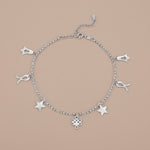 Load image into Gallery viewer, Madhuban Temptation 925 Sterling Silver Anklets with Adjustable Length