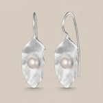 Load image into Gallery viewer, Oyster Pearl 925 Sterling Silver Dangling Hook Earrings for Women