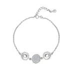 Load image into Gallery viewer, Celestial Chakra 925 Sterling Silver Bracelet With Adjustable Length