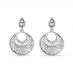 Load image into Gallery viewer, Women's Silver Push Back Niyati 925 Sterling Silver Danglers