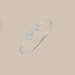 Load image into Gallery viewer, Prosperity 925 Silver Bracelet Openable Free Size