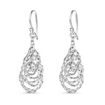 Load image into Gallery viewer, Eccentric Round 925 Sterling Silver Dangling Hook Earrings for Women