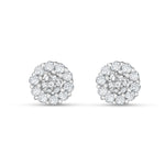Load image into Gallery viewer, Asha Halo Studs 925 Silver Earrings
