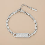 Load image into Gallery viewer, Pasha Dome 925 Sterling Silver Bracelet with Adjustable Length