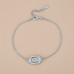 Load image into Gallery viewer, Buckle up 925 Sterling Silver Bracelet with Adjustable length