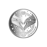 Load image into Gallery viewer, TUANZ 999 Purity 10 grams Congratulations Silver Coin for Newly Married Couple With BIS Hallmarked