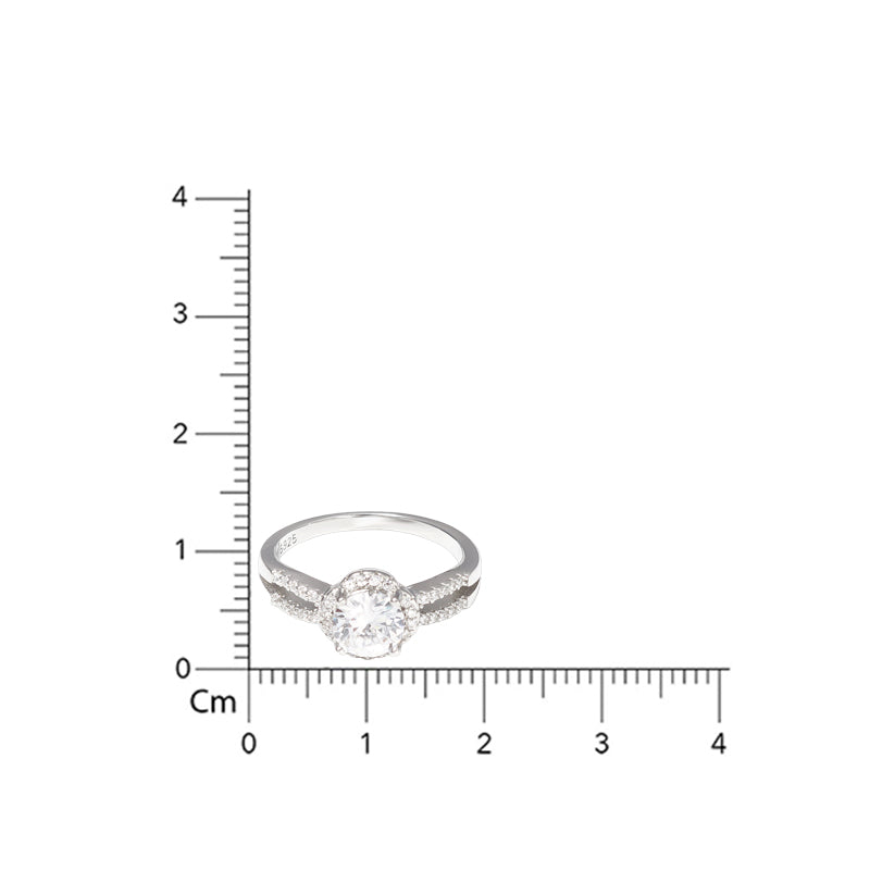 Subham Halo 925 Silver Ring