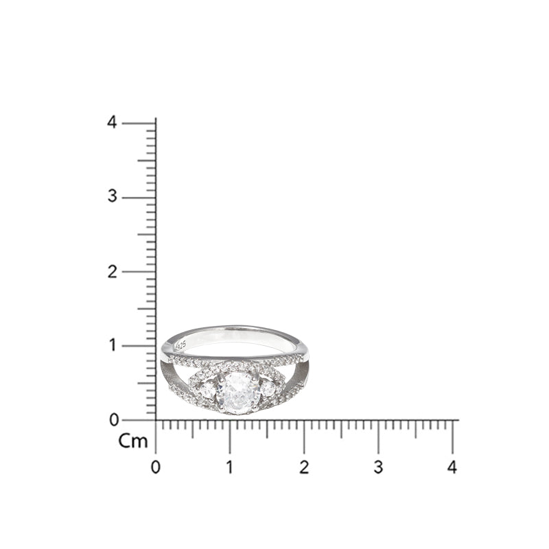 UNO Solitaire 925 Silver Ring