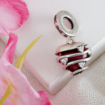 Load image into Gallery viewer, Heart Galorer 925 Silver Pendant /Charm
