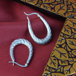 Load image into Gallery viewer, Twister 925 Sterling Silver Hoop Earrings