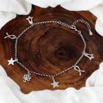 Load image into Gallery viewer, Madhuban Temptation 925 Sterling Silver Anklets with Adjustable Length