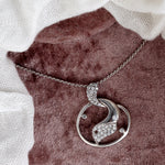 Load image into Gallery viewer, Yuva Luxe 925 Silver Pendant with Chain
