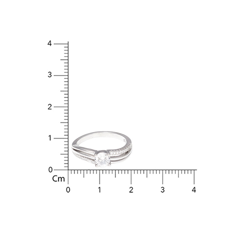 Solitaire Collection 925 Silver Ring