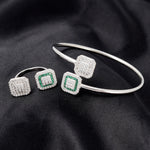 Load image into Gallery viewer, Dual Element 925 Silver Bracelet TBR-771