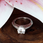 Load image into Gallery viewer, Shubham 925 Sterling Silver Solitaire Ring