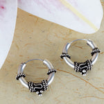 Load image into Gallery viewer, 925 Sterling Silver Tribe Oxidized Bali