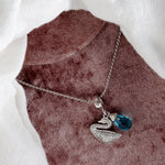 Load image into Gallery viewer, Yuva Swan 925 Silver Pendant with Chain