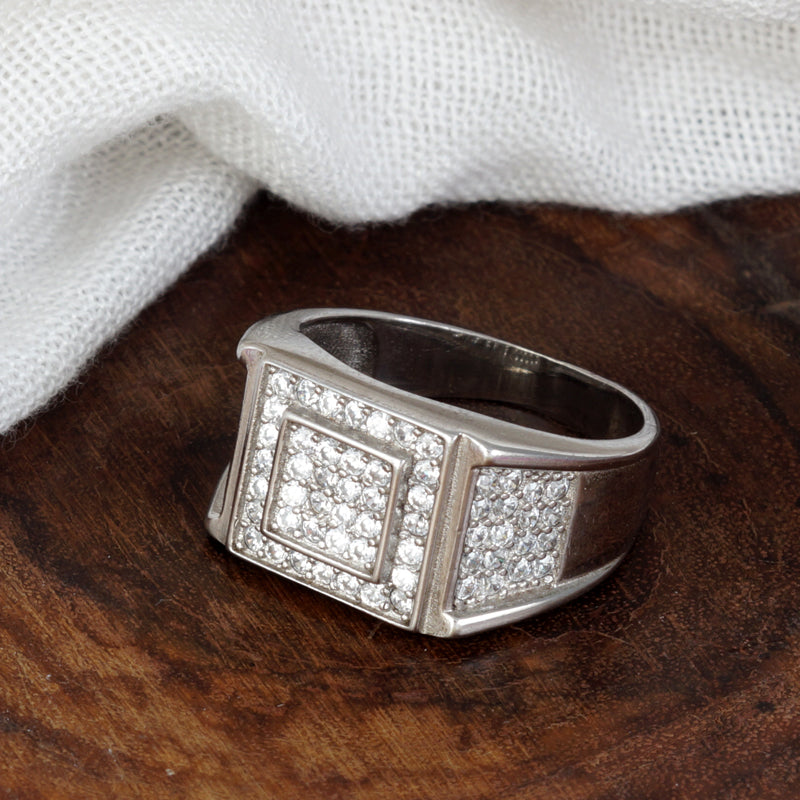Zeus 925 Sterling Silver Men's Ring