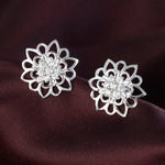 Load image into Gallery viewer, Mandala 925 Silver Earrings