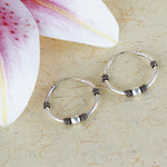 Load image into Gallery viewer, 925 Sterling Silver Ball Oxidized Bali