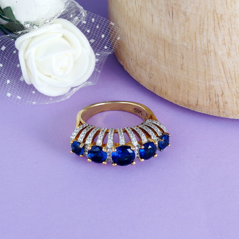 Azure Fusion 925 Sterling Silver Ring