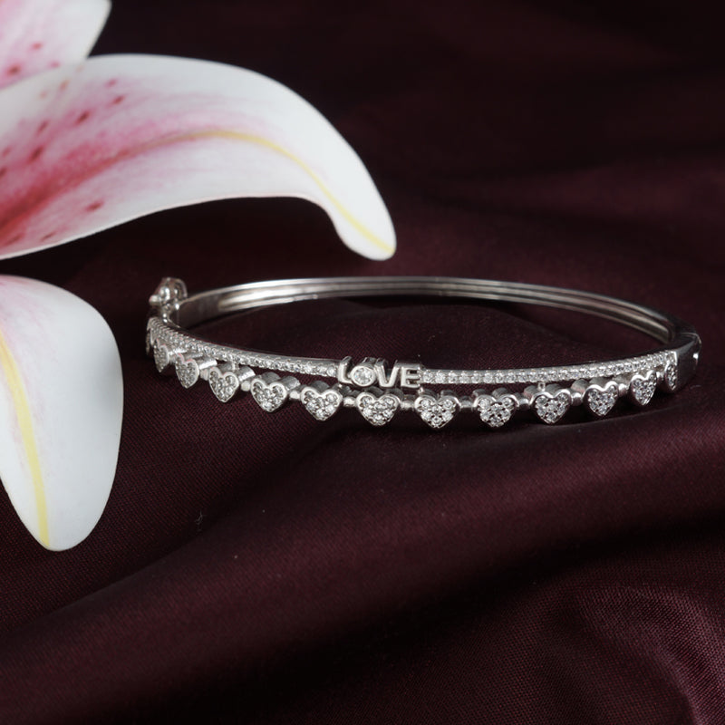 Love Line 925 Sterling Silver Bracelet