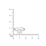 Load image into Gallery viewer, Myrna Halo Solitaire 925 Silver Ring
