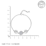 Load image into Gallery viewer, Celestial Chakra 925 Sterling Silver Bracelet With Adjustable Length