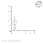 Load image into Gallery viewer, Heart Link 925 Sterling Silver Earrings