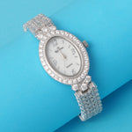 Load image into Gallery viewer, Women's 925 Sterling Silver Watch with Bracelet Belt - Oval Dial
