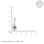 Load image into Gallery viewer, Yuva Heart 925 Sterling Silver Dangling Earring