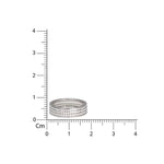 Load image into Gallery viewer, 3 row Full Eternity 925 Silver Ring
