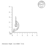 Load image into Gallery viewer, Dangling Feathered Link 925 Sterling Silver Earrings