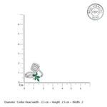 Load image into Gallery viewer, Dual Element 925 Sterling Silver Ring. Adjustable ring , Comfortably fits Indian Sizes 9 to 17