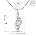 Load image into Gallery viewer, Mrignaini Uni 925 Sterling Silver Pendant with chain  (Chain length 18 inches)