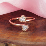 Load image into Gallery viewer, Damia 925 Silver Rings Adjustable Size. Fits Indian ring size 9 to 17