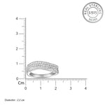 Load image into Gallery viewer, Sparkling Eternity Shimmer  925 Sterling Silver Ring