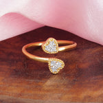 Load image into Gallery viewer, Damia 925 Silver Rings Adjustable Size. Fits Indian ring size 9 to 17