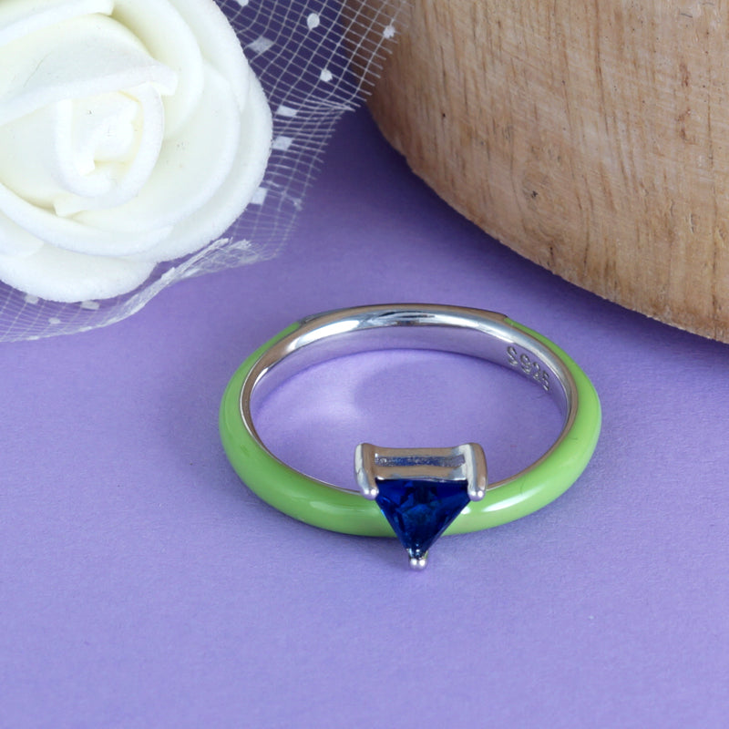 Royal Rainbow 925 Sterling Silver Ring