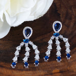 Load image into Gallery viewer, Meena Chandeliers 925 Silver Earrings