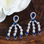 Load image into Gallery viewer, Meena Chandeliers 925 Silver Earrings
