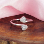 Load image into Gallery viewer, Damia 925 Silver Rings Adjustable Size. Fits Indian ring size 9 to 17