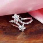 Load image into Gallery viewer, Marigold Dual 925 Sterling Silver Ring Adjustable ring size fits comfortably from Indian size 9 to 17